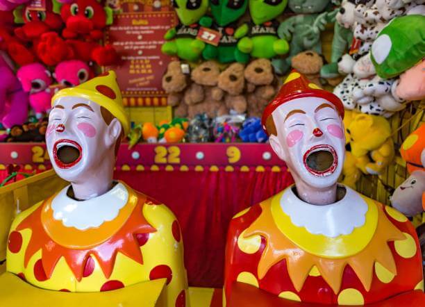 clown squirt guns at the fair game